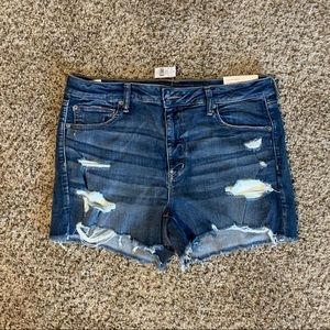 American Eagle High-rise Shorts Denim Sz 18